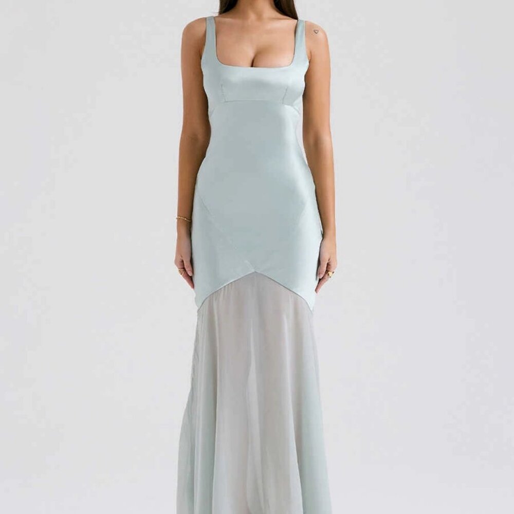 House of cb splicing light dress